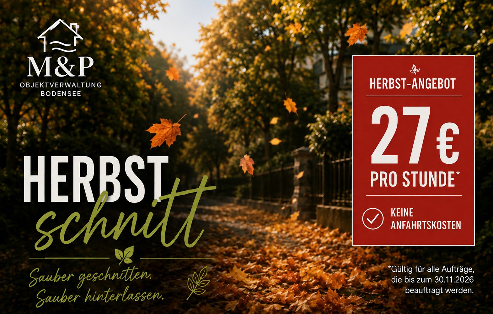 herbstschnitt banner